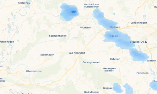 Regenradar-Vorschau: aktuelle Niederschläge in Kreuzriehe und Umgebung