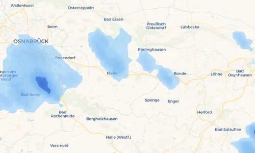 Regenradar Vorschaubild - Aktuelle Niederschläge in Krukum und Umgebung