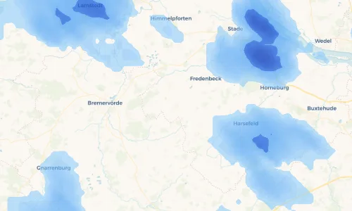 Regenradar Vorschaubild - Aktuelle Niederschläge in Kutenholz und Umgebung