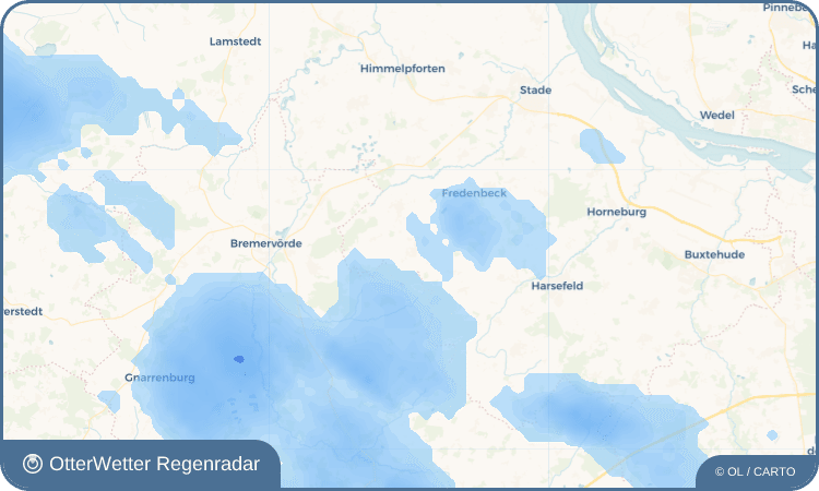 OtterWetter Regenradar-Widget Kutenholz