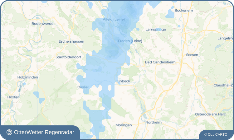 OtterWetter Regenradar-Widget Kuventhal