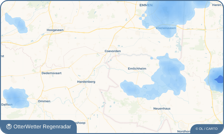 OtterWetter Regenradar-Widget Laar