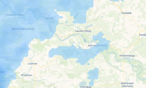 Regenradar Vorschaubild - Aktuelle Niederschläge in Laasche und Umgebung