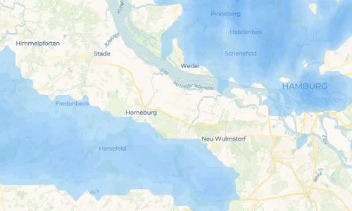 Regenradar Ladekop: aktuelle Niederschläge in Ladekop und Umgebung, Stand 20. Oktober 2026 um 8:45 Uhr