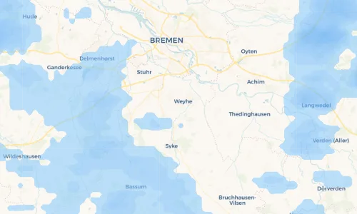 Regenradar Vorschaubild - Aktuelle Niederschläge in Lahausen und Umgebung