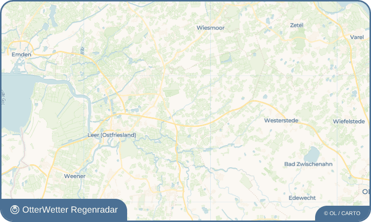 OtterWetter Regenradar-Widget Lammertsfehn