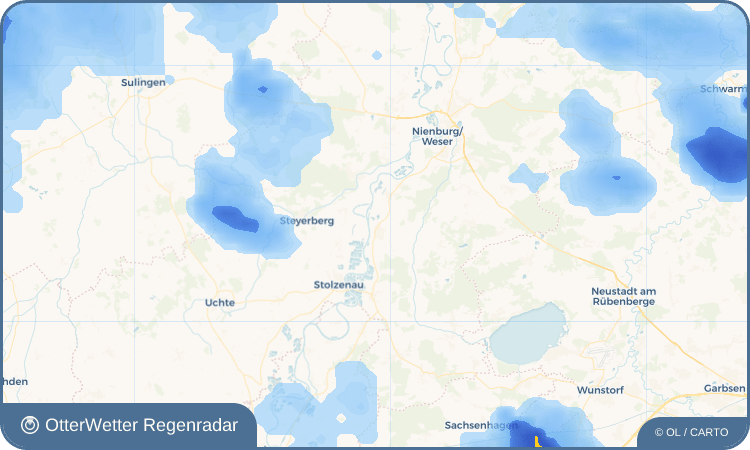 Wetter-Widget-Vorschau mit Vorhersagedaten für Landesbergen