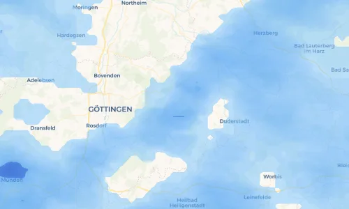 Regenradar Vorschaubild - Aktuelle Niederschläge in Landolfshausen und Umgebung