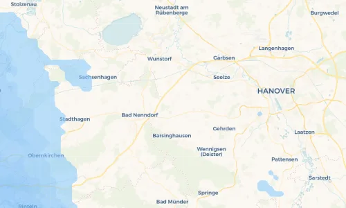 Regenradar Vorschaubild - Aktuelle Niederschläge in Landringhausen und Umgebung