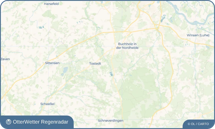 Wetter-Widget-Vorschau mit Vorhersagedaten für Langeloh