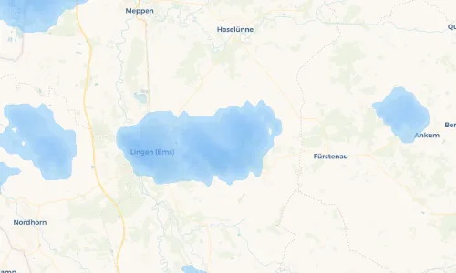 Regenradar Vorschaubild - Aktuelle Niederschläge in Langen und Umgebung