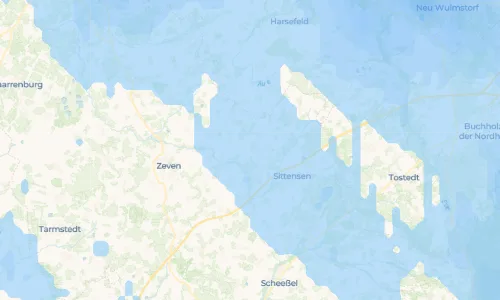 Regenradar Vorschaubild - Aktuelle Niederschläge in Langenfelde und Umgebung