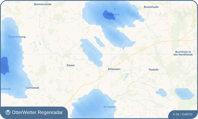 OtterWetter Regenradar-Widget Langenfelde