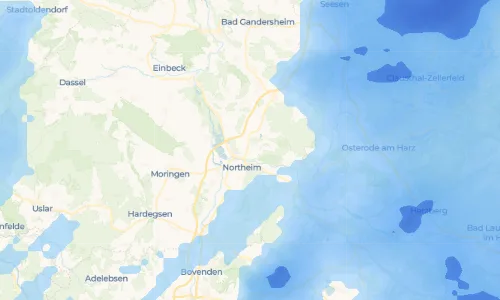 Regenradar Vorschaubild - Aktuelle Niederschläge in Langenholtensen und Umgebung