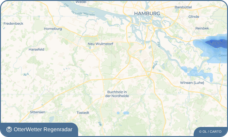 OtterWetter Regenradar-Widget Langenrehm