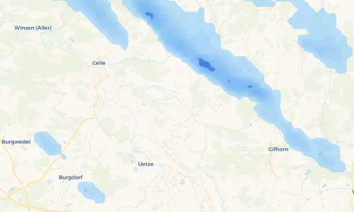 Regenradar Vorschaubild - Aktuelle Niederschläge in Langlingen und Umgebung