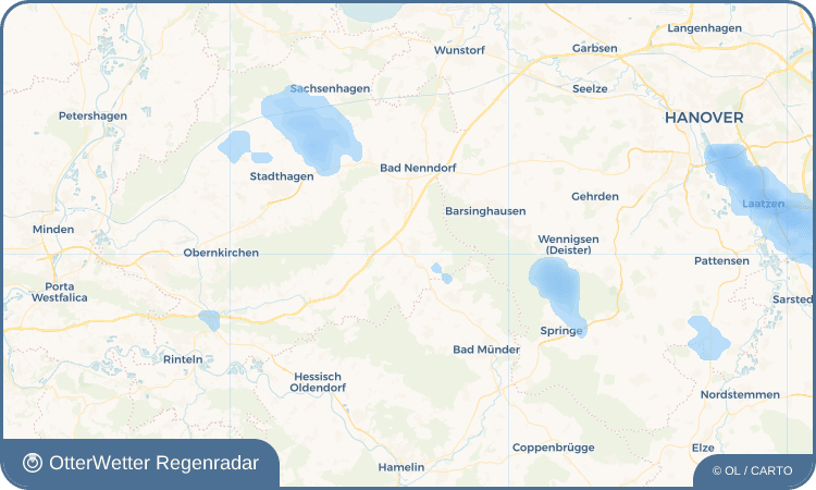 Widget-Vorschau für Lauenau Wetter-Widget-Vorschau mit Vorhersagedaten für Lauenau