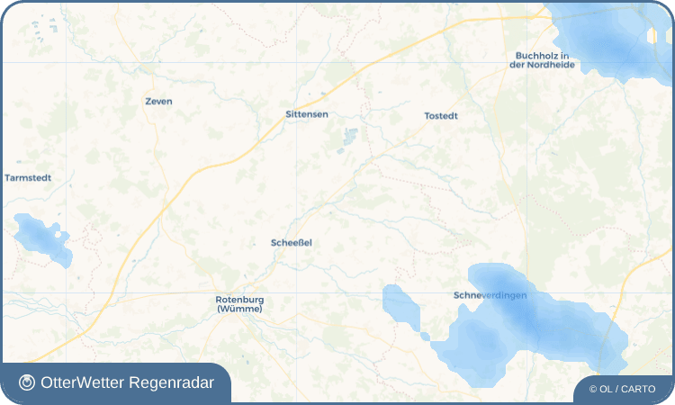 OtterWetter Regenradar-Widget Lauenbrück