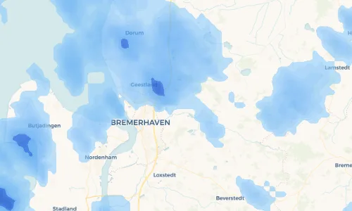 Regenradar Vorschaubild - Aktuelle Niederschläge in Laven und Umgebung