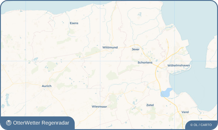 OtterWetter Regenradar-Widget Leerhafe