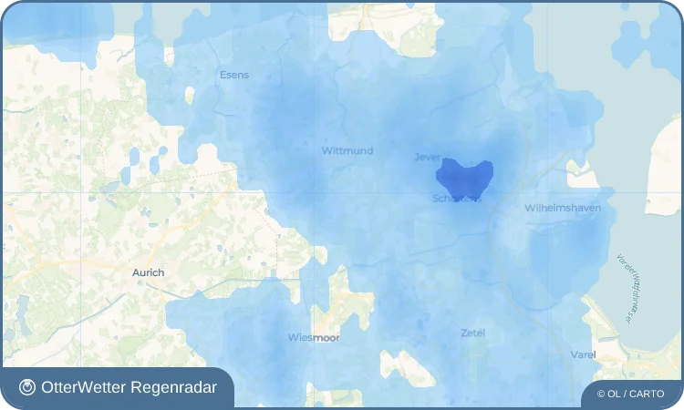 Wetter-Widget-Vorschau mit Vorhersagedaten für Leerhafe