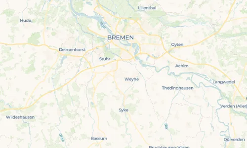 Regenradar Vorschaubild - Aktuelle Niederschläge in Leeste und Umgebung