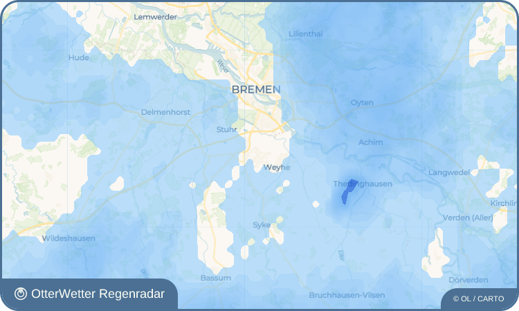 OtterWetter Regenradar-Widget Leeste