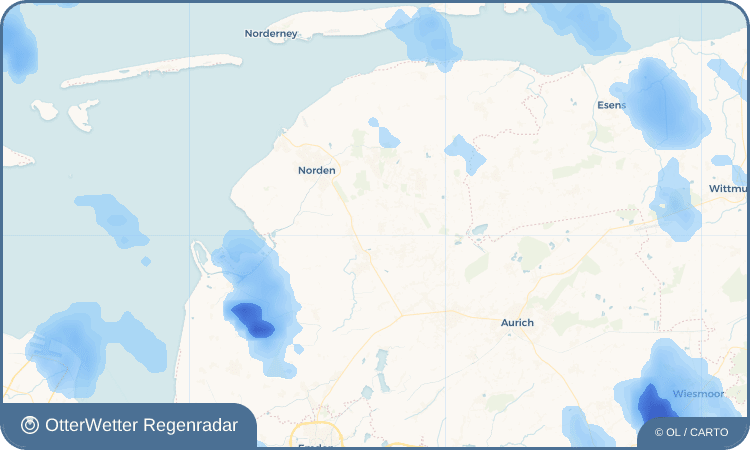 OtterWetter Regenradar-Widget Leezdorf