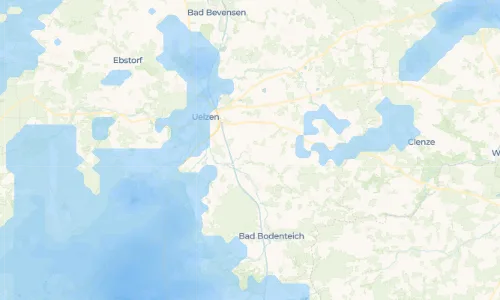 Regenradar Vorschaubild - Aktuelle Niederschläge in Lehmke und Umgebung