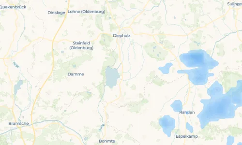 Regenradar Lembruch: aktuelle Niederschläge in Lembruch und Umgebung, Stand 29. Oktober 2026 um 10:25 Uhr