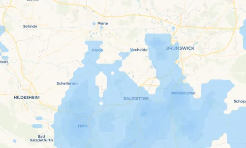 Regenradar Vorschaubild - Aktuelle Niederschläge in Lengede und Umgebung