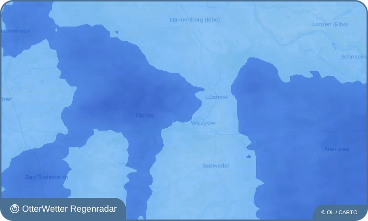 Wetter-Widget-Vorschau mit Vorhersagedaten für Lensian
