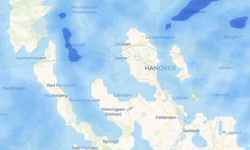 Regenradar Vorschaubild - Aktuelle Niederschläge in Lenthe und Umgebung