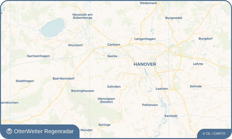 OtterWetter Regenradar-Widget Lenthe