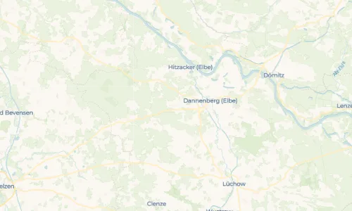 Regenradar Vorschaubild - Aktuelle Niederschläge in Lenzen und Umgebung