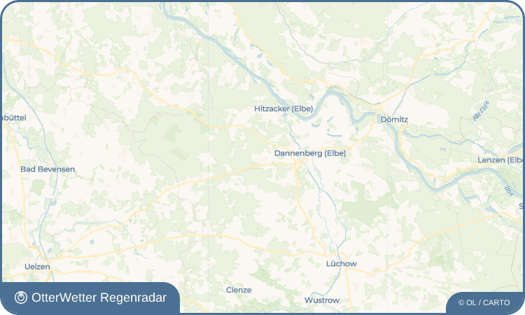 OtterWetter Regenradar-Widget Lenzen
