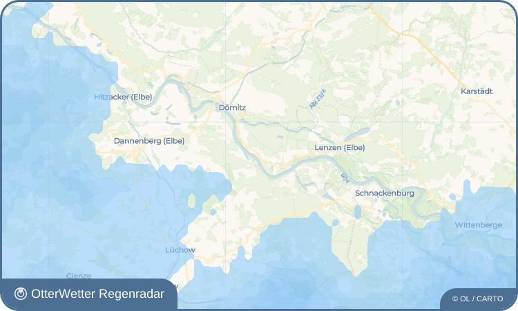 OtterWetter Regenradar-Widget Lenzerwische