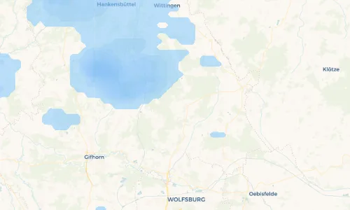 Regenradar Vorschaubild - Aktuelle Niederschläge in Lessien und Umgebung