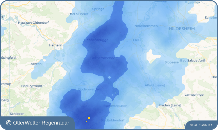 OtterWetter Regenradar-Widget Levedagsen