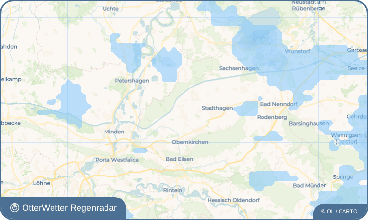 OtterWetter Regenradar-Widget Levesen
