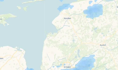 Regenradar Vorschaubild - Aktuelle Niederschläge in Leybuchtpolder und Umgebung