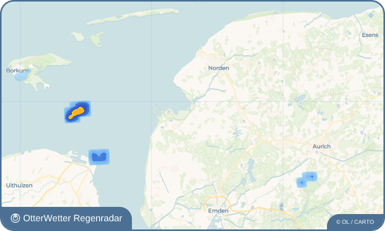 OtterWetter Regenradar-Widget Leybuchtpolder