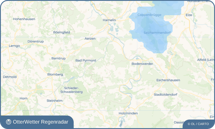 OtterWetter Regenradar-Widget Lichtenhagen