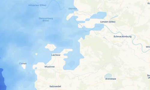 Regenradar-Vorschau: aktuelle Niederschläge in Liepe und Umgebung
