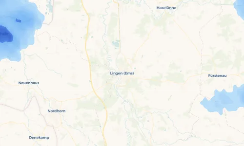Regenradar Vorschaubild - Aktuelle Niederschläge in Lingen (Ems) und Umgebung