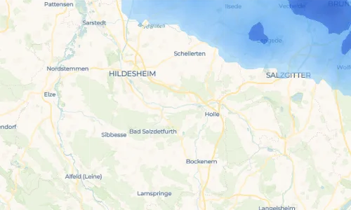 Regenradar Listringen: aktuelle Niederschläge in Listringen und Umgebung, Stand 23. Oktober 2026 um 10:50 Uhr