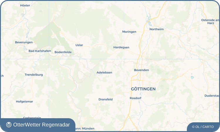 OtterWetter Regenradar-Widget Lödingsen