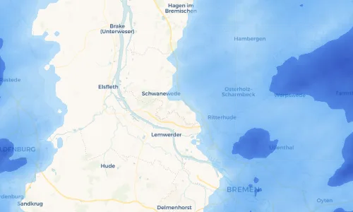 Regenradar Vorschaubild - Aktuelle Niederschläge in Löhnhorst und Umgebung