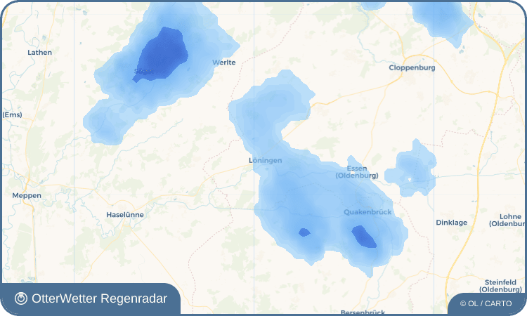 OtterWetter Regenradar-Widget Löningen