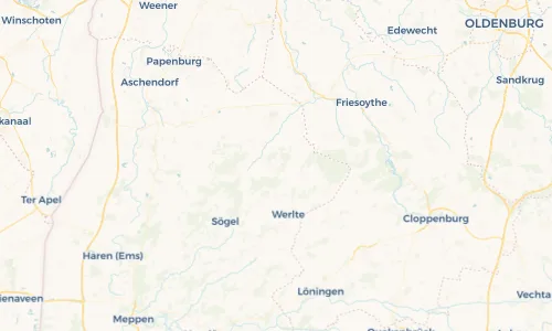 Regenradar Vorschaubild - Aktuelle Niederschläge in Lorup und Umgebung
